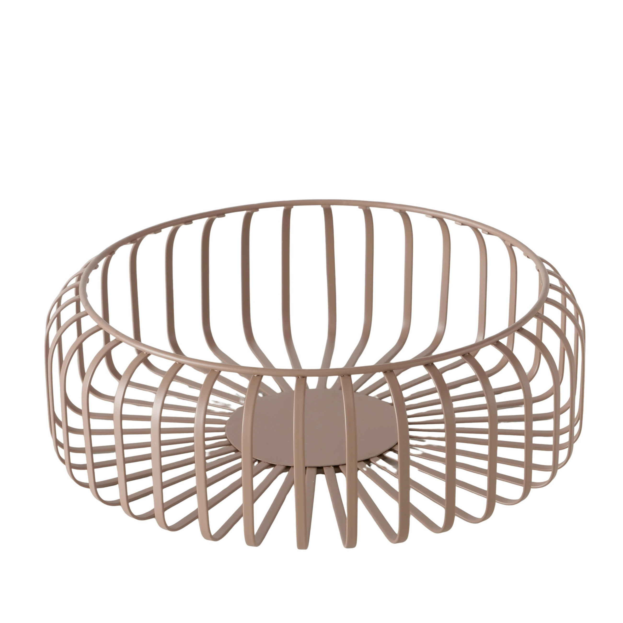 SCHALE   - Cappuccino, Trend, Metall (27,5/9cm) - Ambia Home