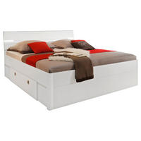 STAURAUMBETT 180/200 cm,  in Weiß,  - Weiß, MODERN (180/200cm) - MID.YOU