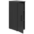 MEHRZWECKSCHRANK 30/83/40 cm  - Schwarz/Graphitfarben, MODERN, Holzwerkstoff/Kunststoff (30/83/40cm) - Carryhome