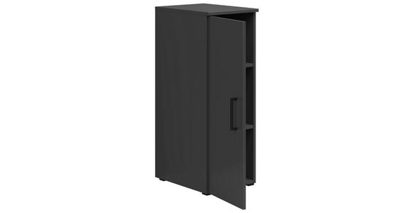 MEHRZWECKSCHRANK 30/83/40 cm  - Schwarz/Graphitfarben, MODERN, Holzwerkstoff/Kunststoff (30/83/40cm) - Carryhome