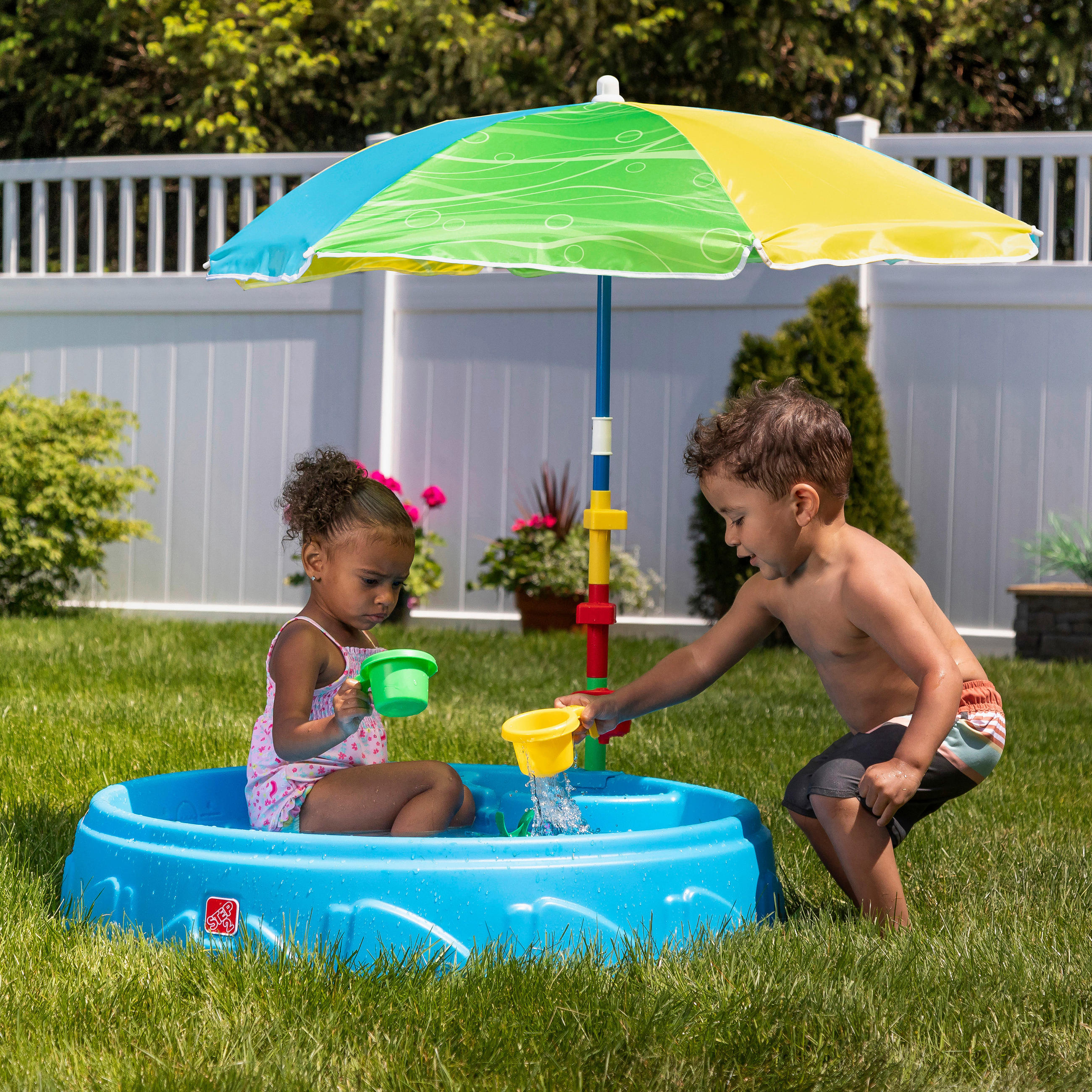 KINDERSPIELSET - Blau, KONVENTIONELL, Kunststoff (101,6/127/102cm) - Ambia Garden