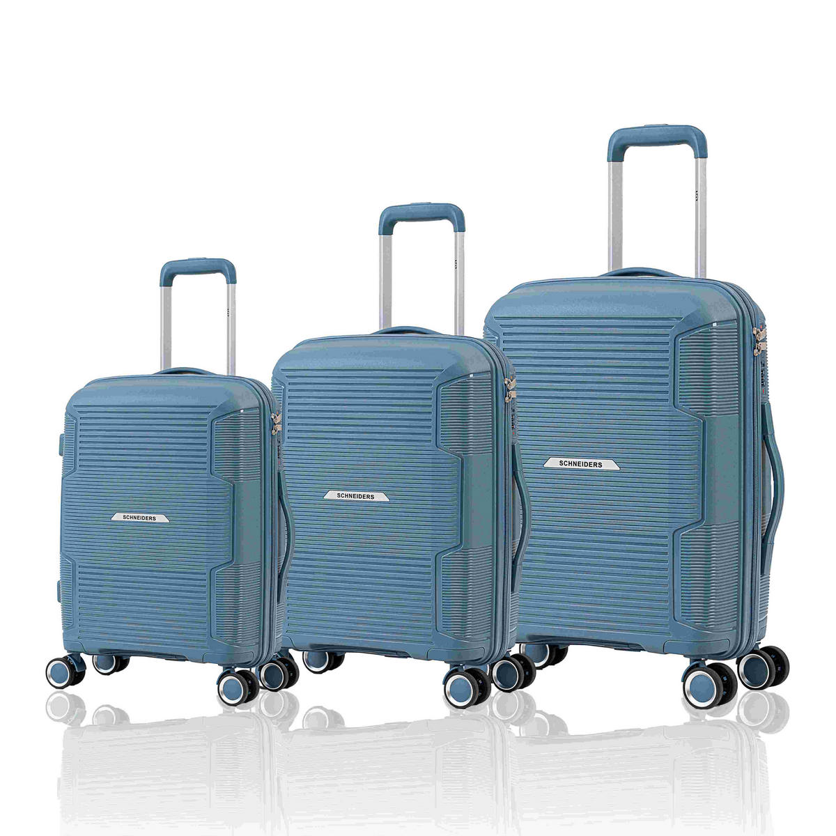 REISEKOFFER Pastellblau  - Pastellblau, Design, Textil (37,5/54/22cm) - Schneiders