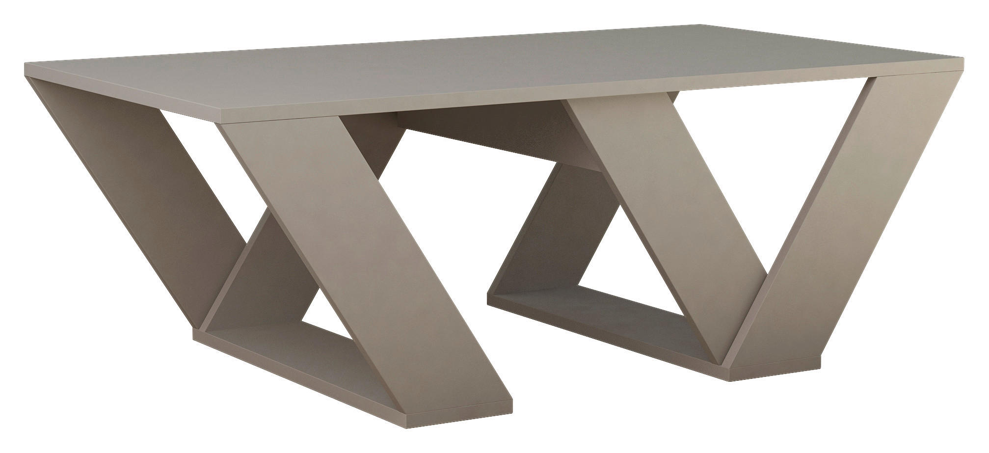 Livetastic Couchtisch Beige 40x60x120 cm