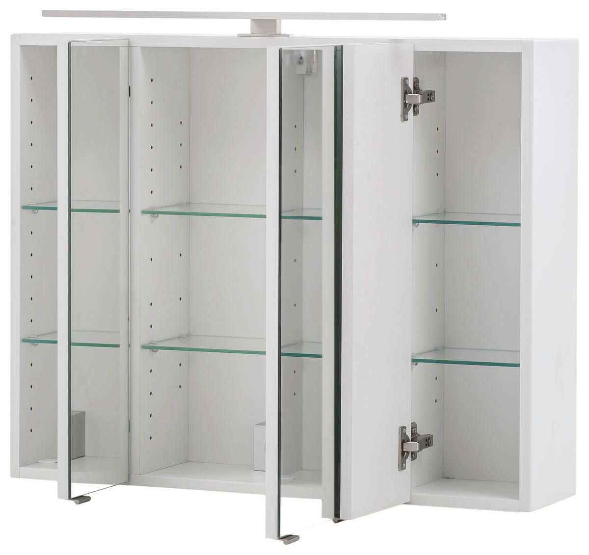 BADRUM 80 cm  - vit/grå, Klassisk, trämaterial/glas (80cm) - Held