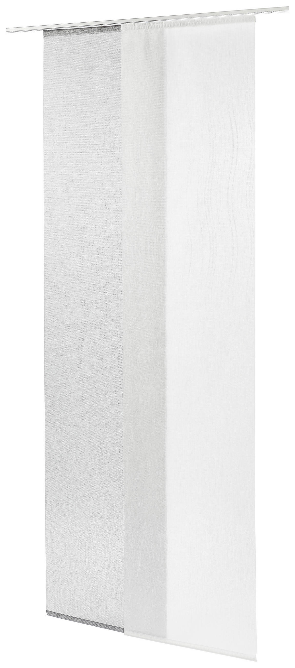 FLÄCHENVORHANG   transparent   60/245 cm  - Naturfarben, Design, Textil (60/245cm) - Novel