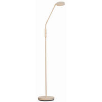 LED-STEHLEUCHTE Sorento 23/138/45 cm   - Sandfarben, Design, Metall (23/138/45cm) - Fischer & Honsel