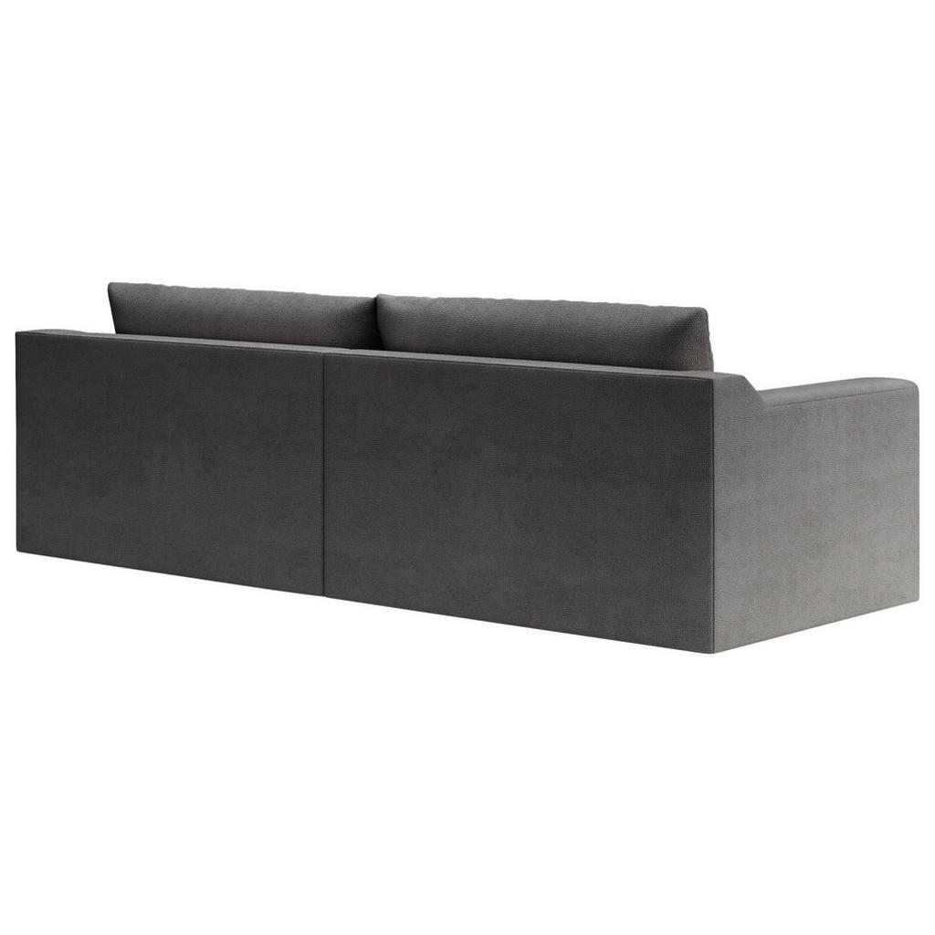 Thumbnail - home24 Bigsofa, Dunkelgrau, Textil, 4-Sitzer, Füllung: Polyetherschaumkern, Polyurethan (Pur), Silikon, 276x90x109 cm, T...