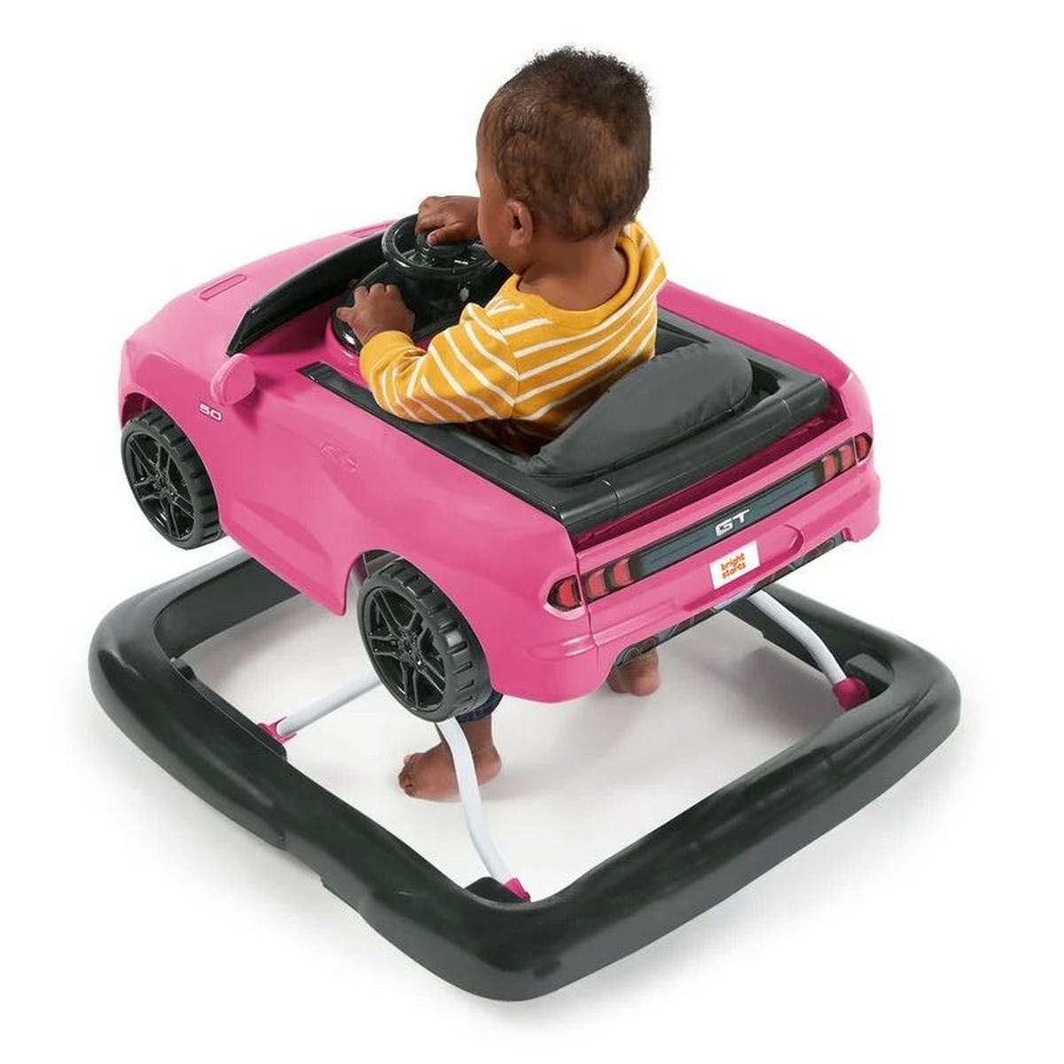 LAUFLERNWAGEN - Pink/Schwarz, Basics, Kunststoff/Textil (72,4/63,5/50cm)