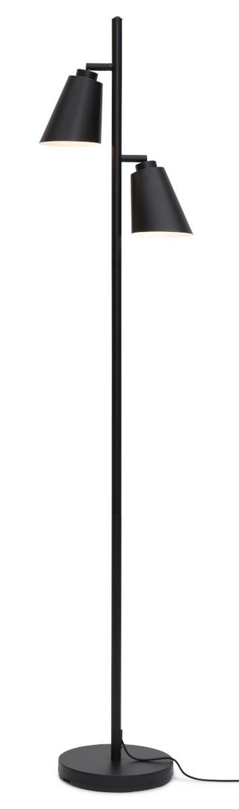 STEHLEUCHTE 25/162 cm    - Schwarz, Basics, Metall (25/162cm) - It's about Romi