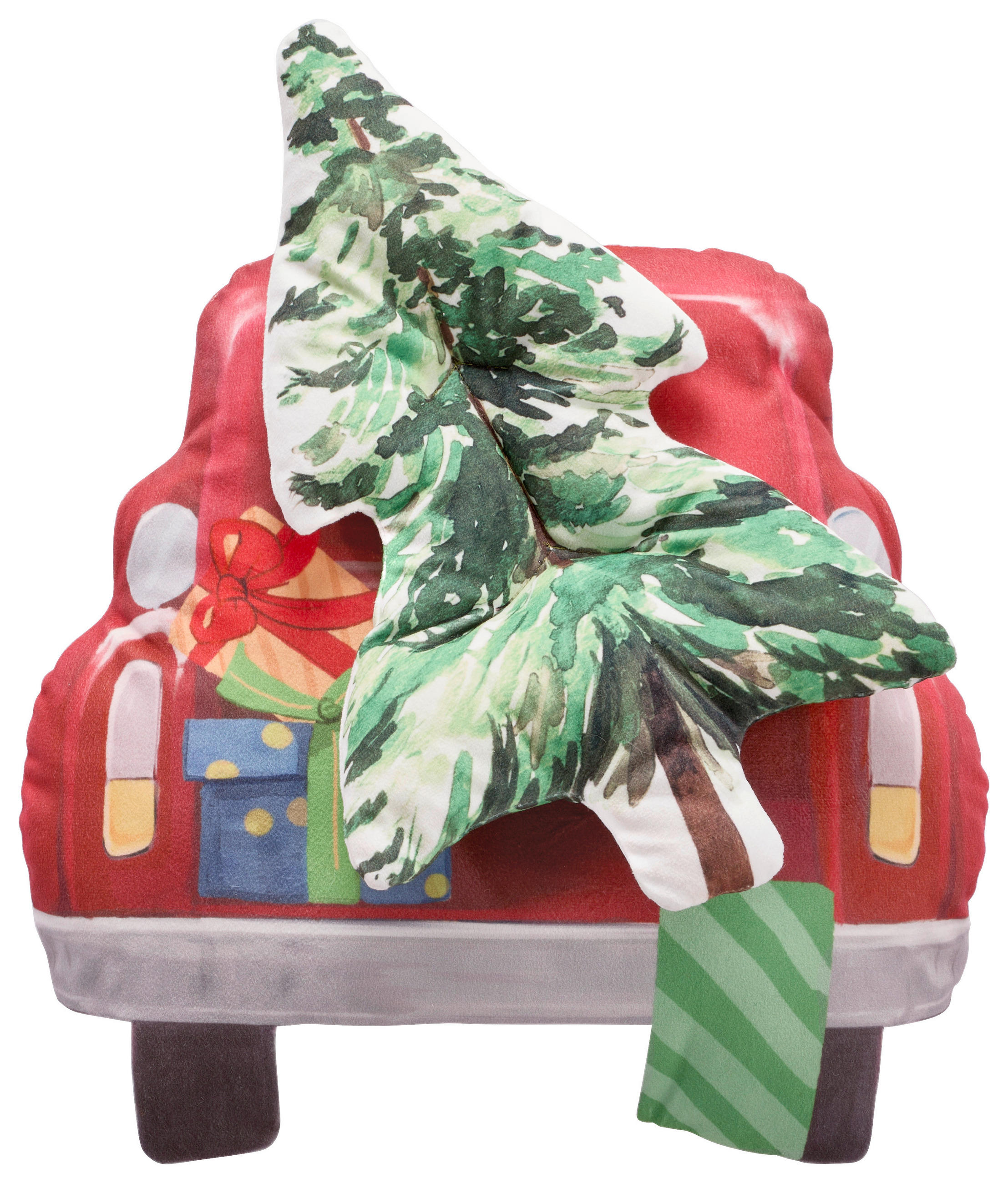 ZIERKISSEN  41/32 cm   - Rot, KONVENTIONELL, Textil (41/32cm) - X-Mas
