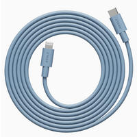 USB-LADEKABEL - Pastellblau, Basics, Kunststoff (200cm) - AVOLT