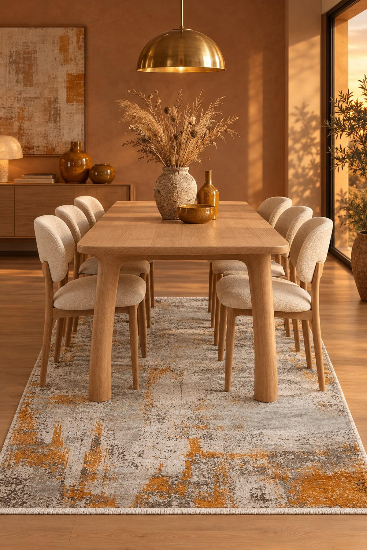 Covor Vintage Apollo  - auriu, Design, textil (200/290cm) - Dieter Knoll