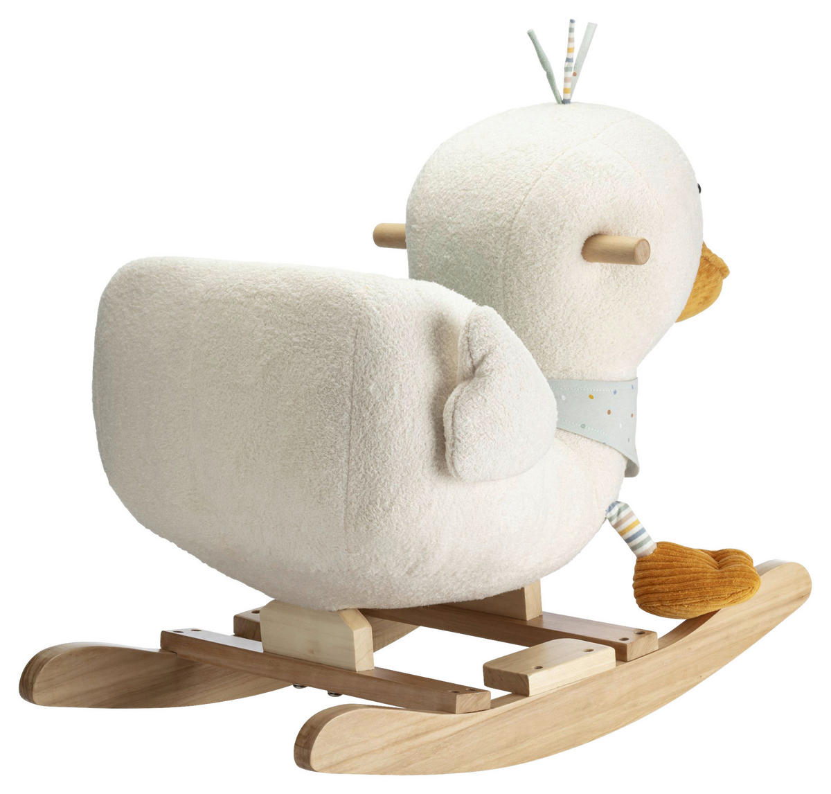 SCHAUKELTIER Edda  - Türkis, Basics, Holz/Textil (63/35/47cm) - Sterntaler