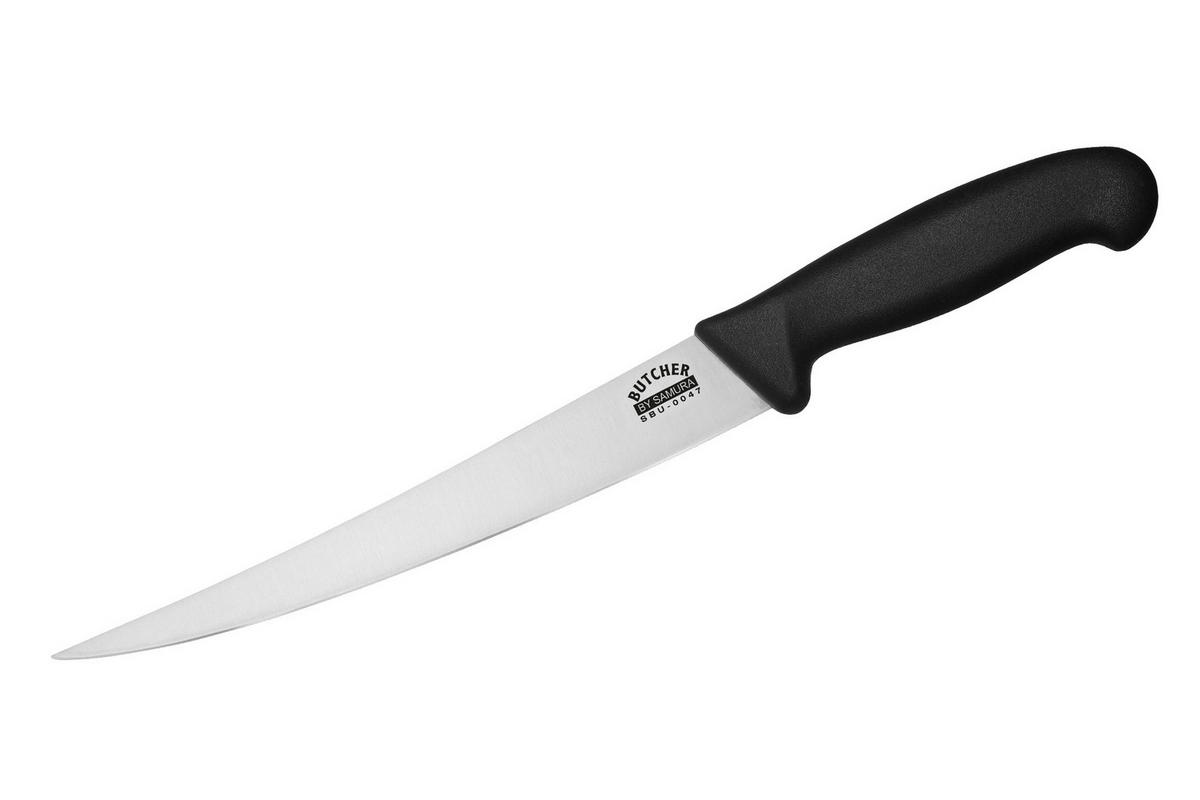 NOŽ KUHINJSKI  BUTCHER        36 cm    oplemenjeni čelik - srebrne boje/crna, Basics, metal/plastika (36cm) - Samura