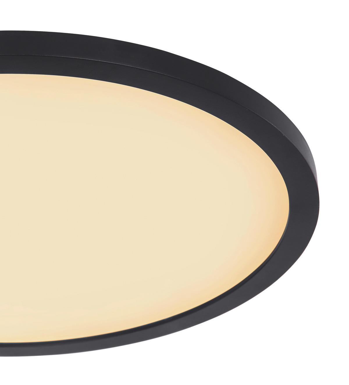 STROPNA LED-SVETILKA  Sapana 18 W//3000 K/230 V/ - črna/bela, Basics, umetna masa (29,4/2,5cm) - Globo