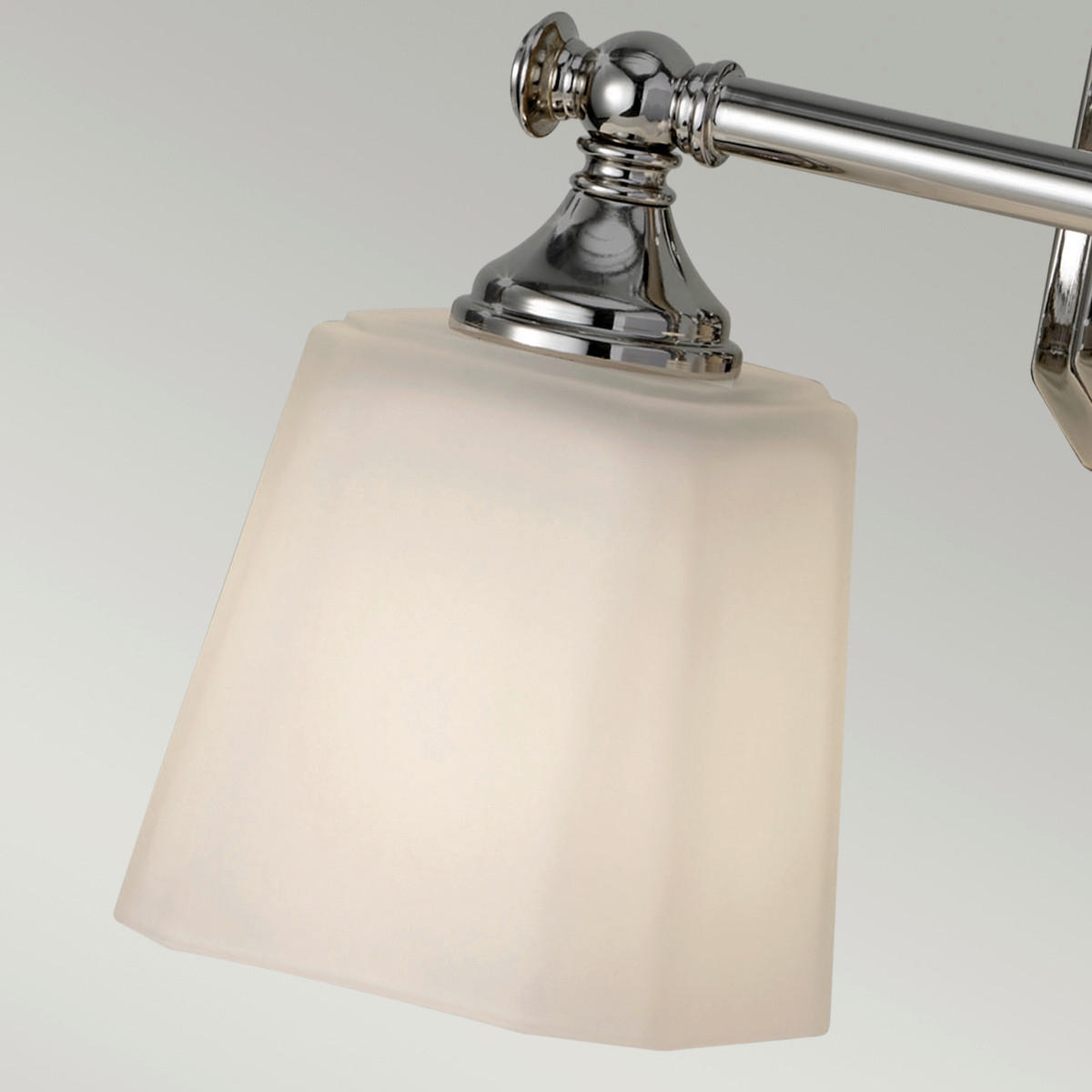 BADEZIMMER-WANDLEUCHTE - Chromfarben, Natur, Glas/Metall (35.6/15,2/25,7cm) - Elstead Lighting