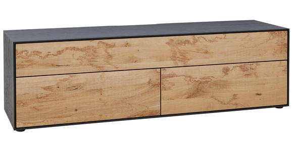 LOWBOARD 175/52/49 cm - Eichefarben/Anthrazit, Natur, Holz/Kunststoff (175/52/49cm) - Valnatura