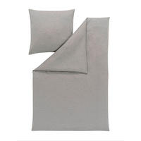 BETTWÄSCHE Atelier Interlock-Jersey 155/200 cm  - Grau, Design, Textil (155/200cm) - Estella