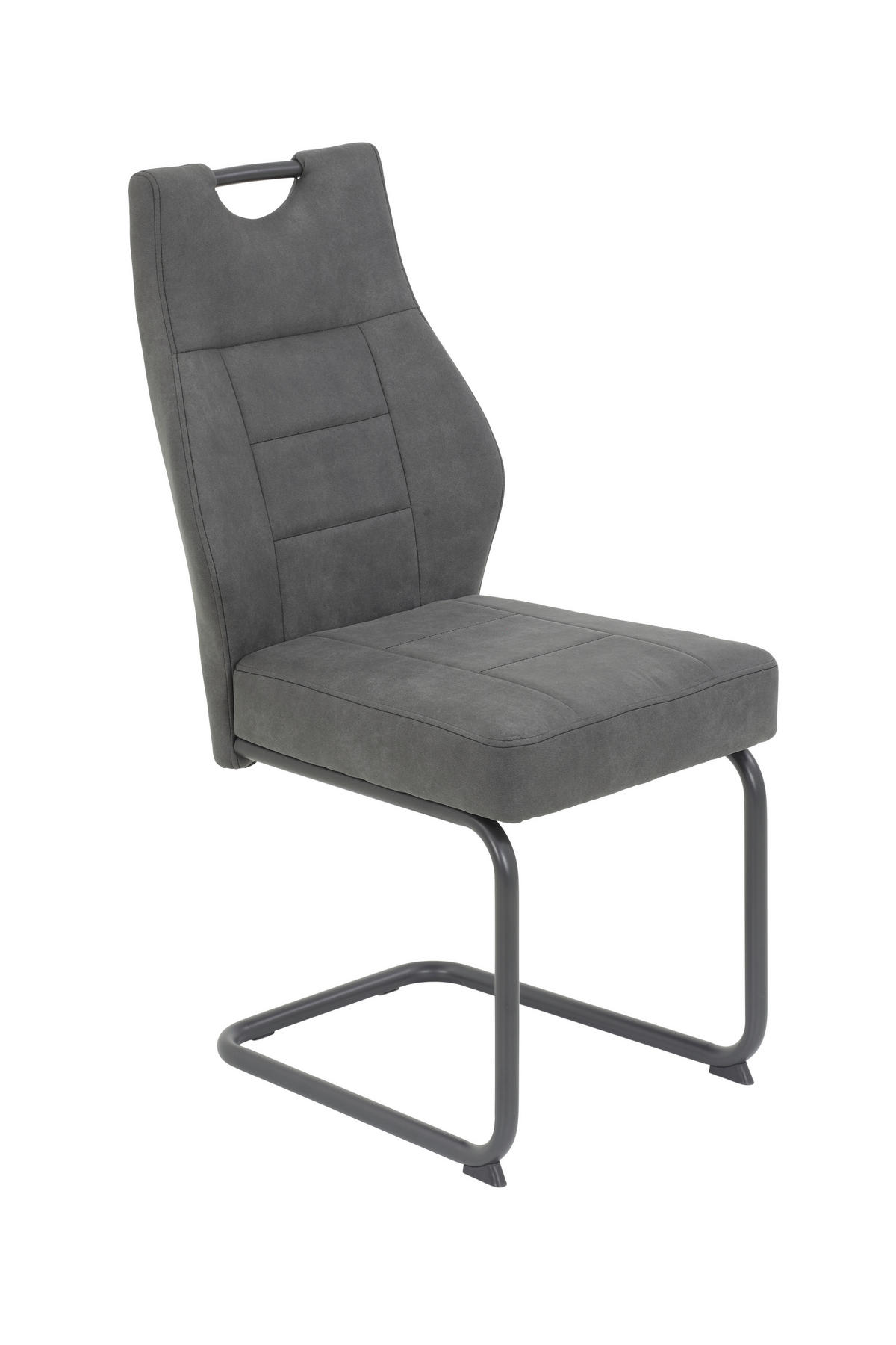 TISCHGRUPPE Anthrazit, Eiche Artisan  - Anthrazit/Eiche Artisan, MODERN, Textil/Metall (140/76/90cm) - MID.YOU