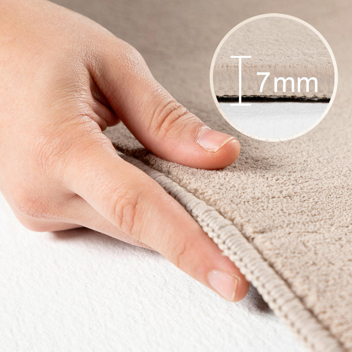LÄUFER 80/250 cm Sky  - Beige, Basics, Textil (80/250cm) - Novel