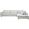 ECKSOFA in Chenille Greige  - Greige/Schwarz, Konventionell, Kunststoff/Textil (314/250cm) - Carryhome
