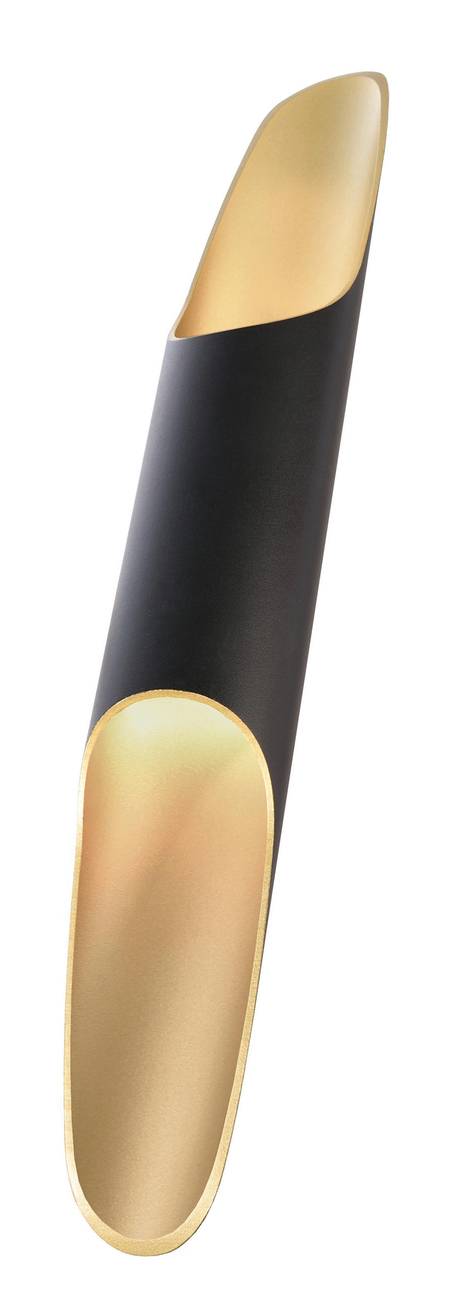LED-WANDLEUCHTE 50/6/7 cm   - Goldfarben/Schwarz, Design, Metall (50/6/7cm)