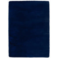 WEBTEPPICH 200/290 cm IVY LUXURY FUR Dunkelblau  - Dunkelblau, KONVENTIONELL, Textil (200/290cm)