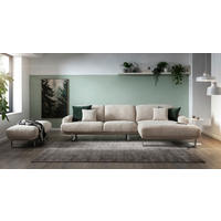HOCKER Webstoff Rosa  - Rosa, Design, Textil/Metall (160/44/60cm) - Dieter Knoll