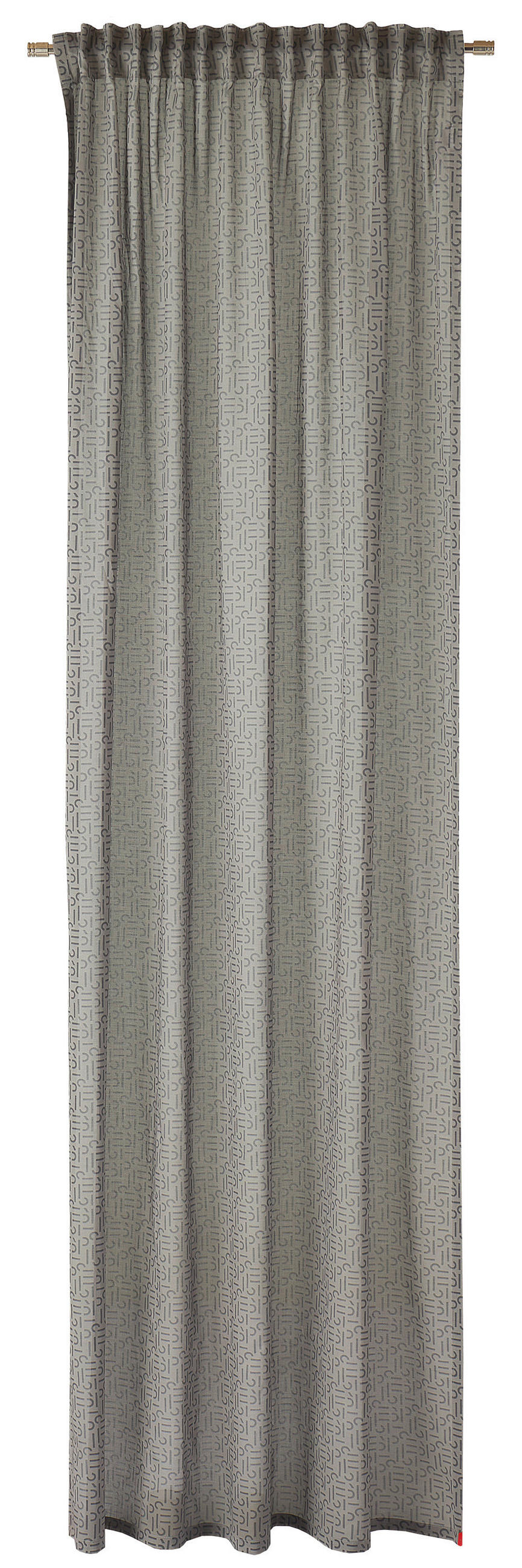 ESPRIT ZAVJESA E-SCATTER antracit   - antracit, Basics, tekstil (130/250cm) - Esprit