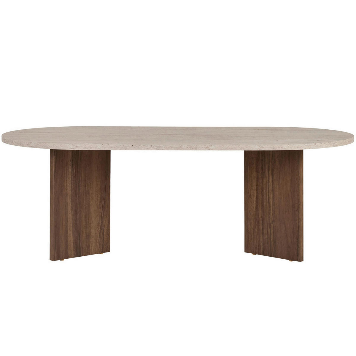 COUCHTISCH Holzwerkstoff   - Elfenbein/Walnussfarben, Design, Holzwerkstoff (119/40/60cm) - MID.YOU