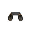 TAKSPOTLIGHT 28/27/12 cm   - svart/guldfärgad, Trend, metall/trä (28/27/12cm)