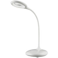 LAMPĂ DE BIROU CU LED - alb, Trend, plastic (41cm) - Xora
