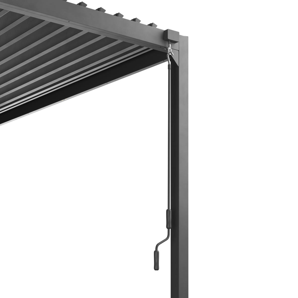 PAVILLON 300/227/300 cm   - Anthrazit, MODERN, Metall (300/227/300cm) - Ambia Garden