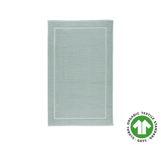 BADEMATTE  60/100 cm  Mintgrün   - Mintgrün, Basics, Textil (60/100cm) - Bio:Vio