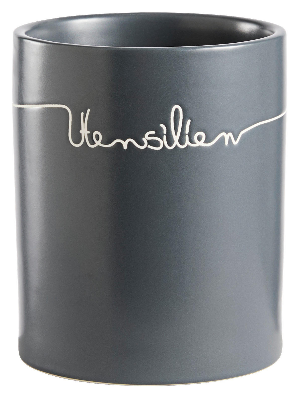 KÜCHENUTENSILIENHALTER   - Grau, Design, Keramik (11,5/14cm) - Homeware Profession.