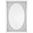 WANDSPIEGEL 90/60/4,6 cm    in rechteckig  - Silberfarben, LIFESTYLE, Glas/Holzwerkstoff (90/60/4,6cm) - Xora