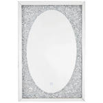 WANDSPIEGEL 90/60/4,6 cm    - Silberfarben, LIFESTYLE, Glas/Holzwerkstoff (90/60/4,6cm) - Xora