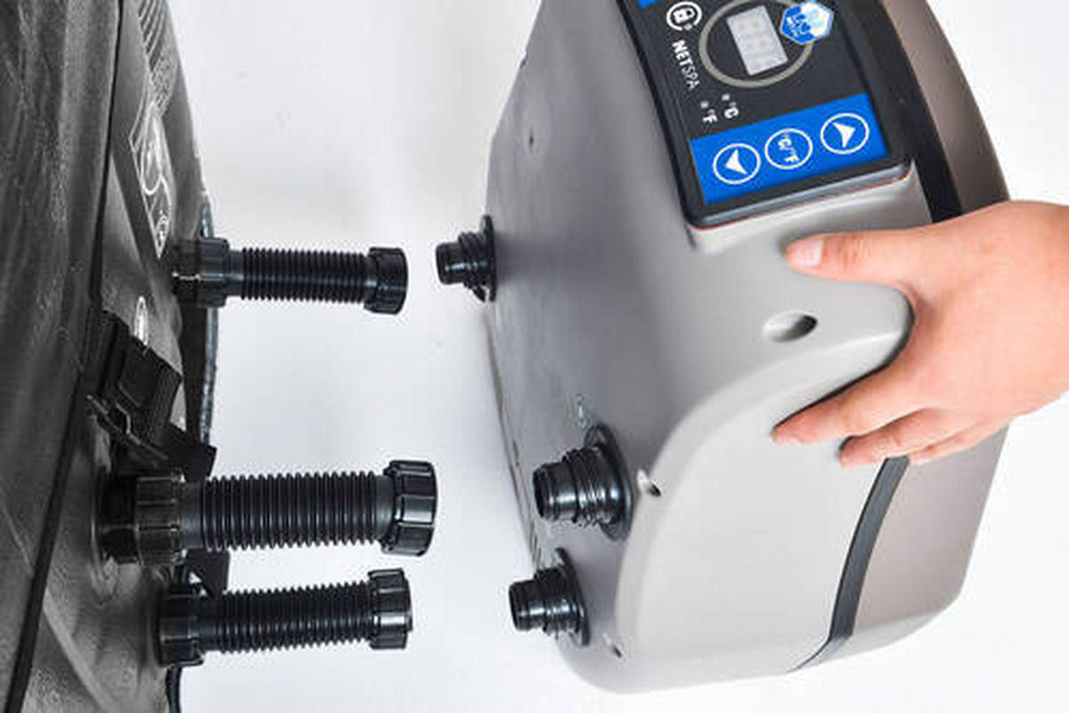 WHIRLPOOL 195/70 cm  - Schwarz/Grau, Basics, Kunststoff/Metall (195/70cm)