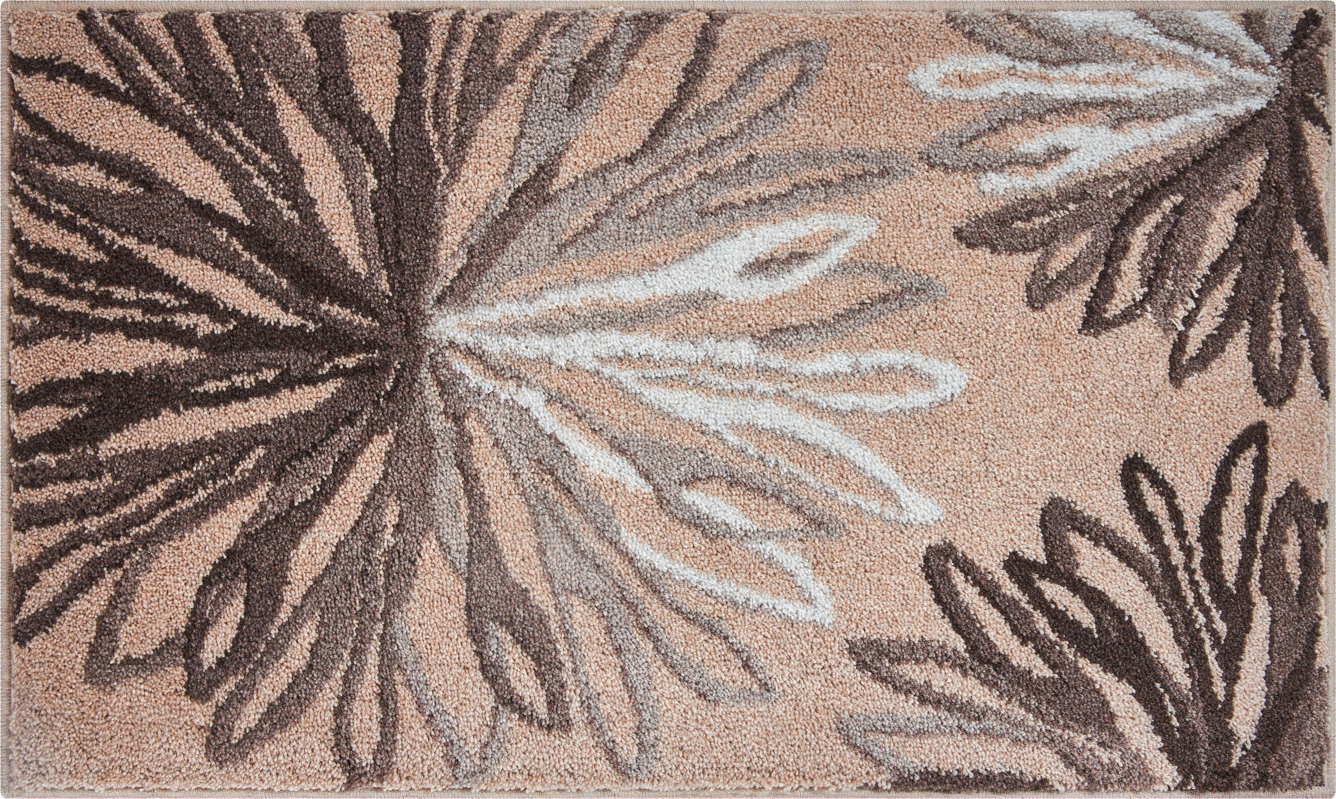 BADTEPPICH Taupe, Beige 60/100 cm  - Taupe/Beige, Basics, Kunststoff/Textil (60/100cm) - Grund