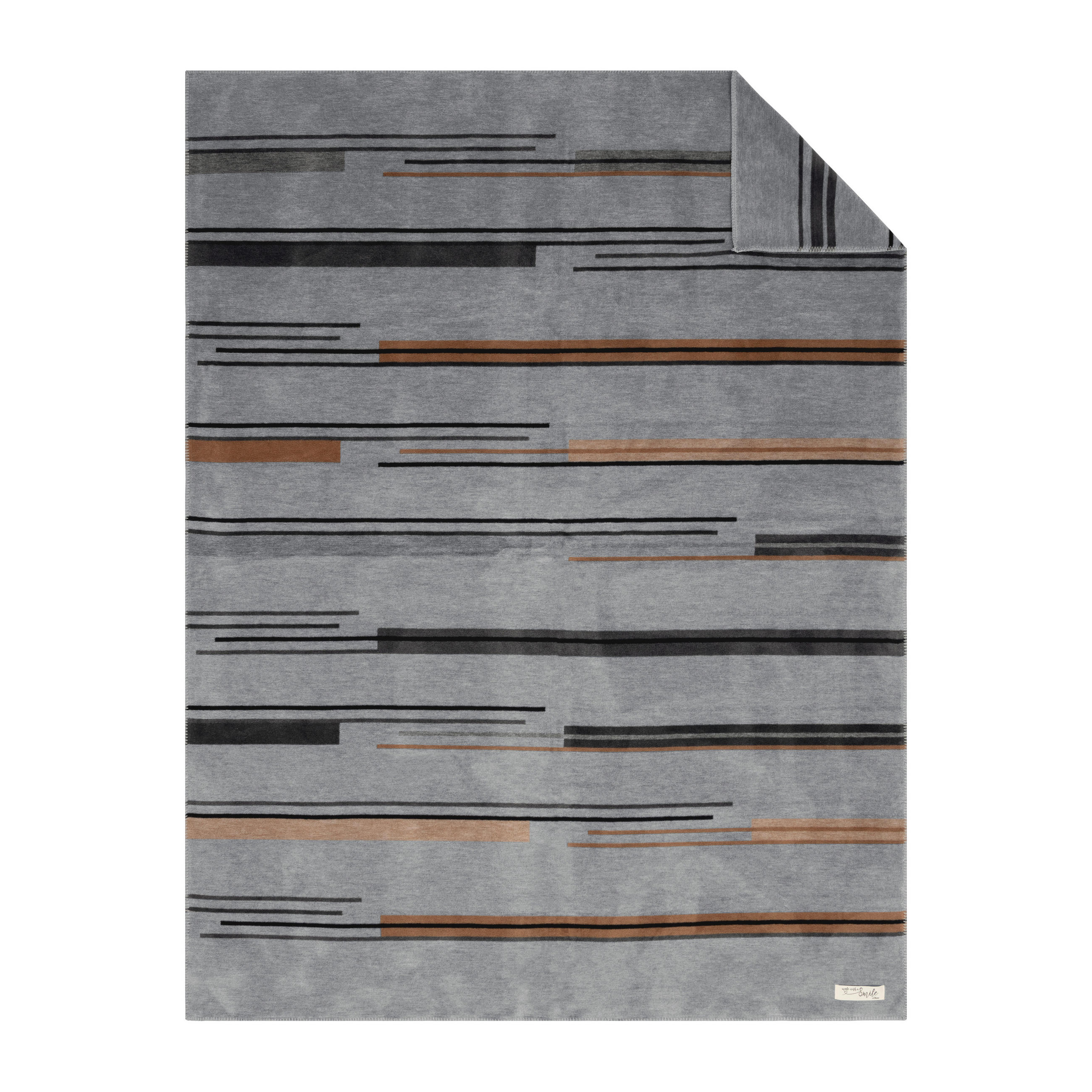 TAKARÓ  - bézs/szürke, Basics, textil (150cm) - S. Oliver