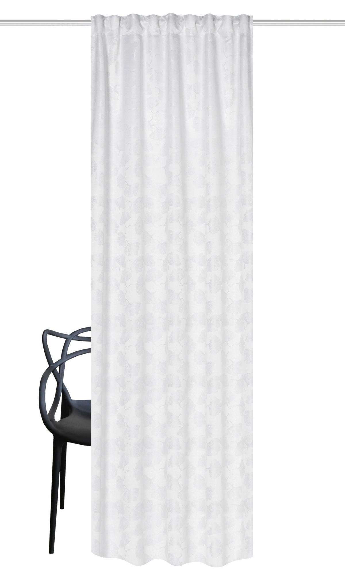 FERTIGVORHANG  Verdunkelung   135/245 cm  - Weiß, Trend, Textil (135/245cm)