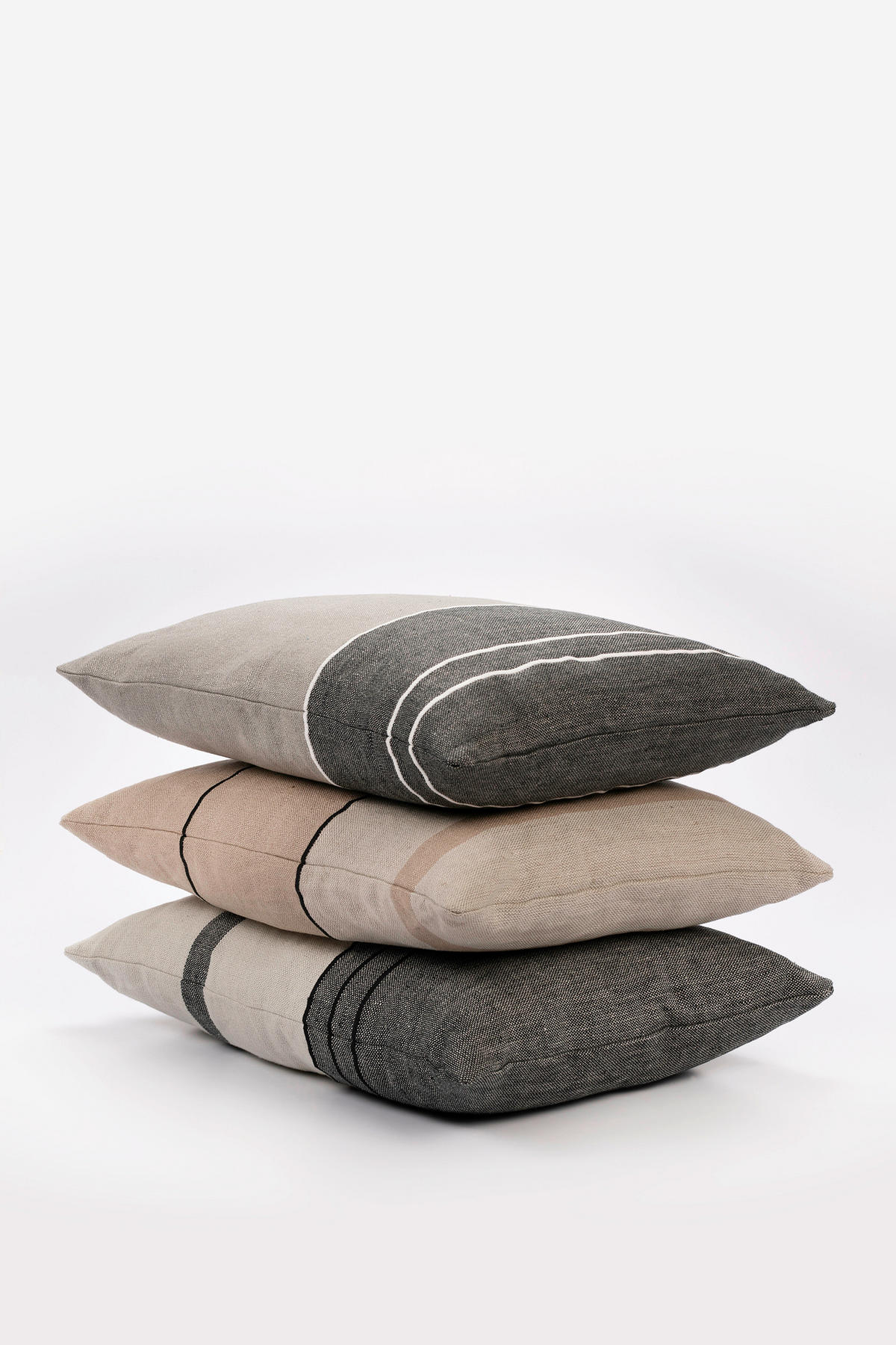 SOFAKISSEN RANDI 50/60 cm  - Schwarz/Grau, Trend, Textil (50/60cm) - Markslöjd