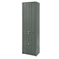 GARDEROBENSCHRANK  in 60/204/42 cm  - Messingfarben/Grün, Design, Holzwerkstoff/Metall (60/204/42cm) - Modante
