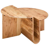 KONFERENČNÝ STOLÍK, farba akácie, drevo, 80/40/80 cm - farba akácie, Konventionell, drevo (80/40/80cm) - Livetastic