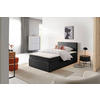 BOXBETT 140/200 cm  in Grau  - Schwarz/Grau, KONVENTIONELL, Holz/Kunststoff (140/200cm) - P & B