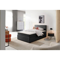BOXBETT 120/200 cm  in Grau  - Schwarz/Grau, Konventionell, Holz/Holzwerkstoff (120/200cm) - P & B