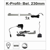 GLASBODENBELEUCHTUNGS-SET  - Grau, Design, Kunststoff - Livetastic