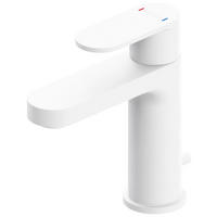 WASCHTISCHARMATUR 174 1000 1 W  - Weiß, MODERN, Metall (4,2/16,5/15,5cm) - Dieter Knoll