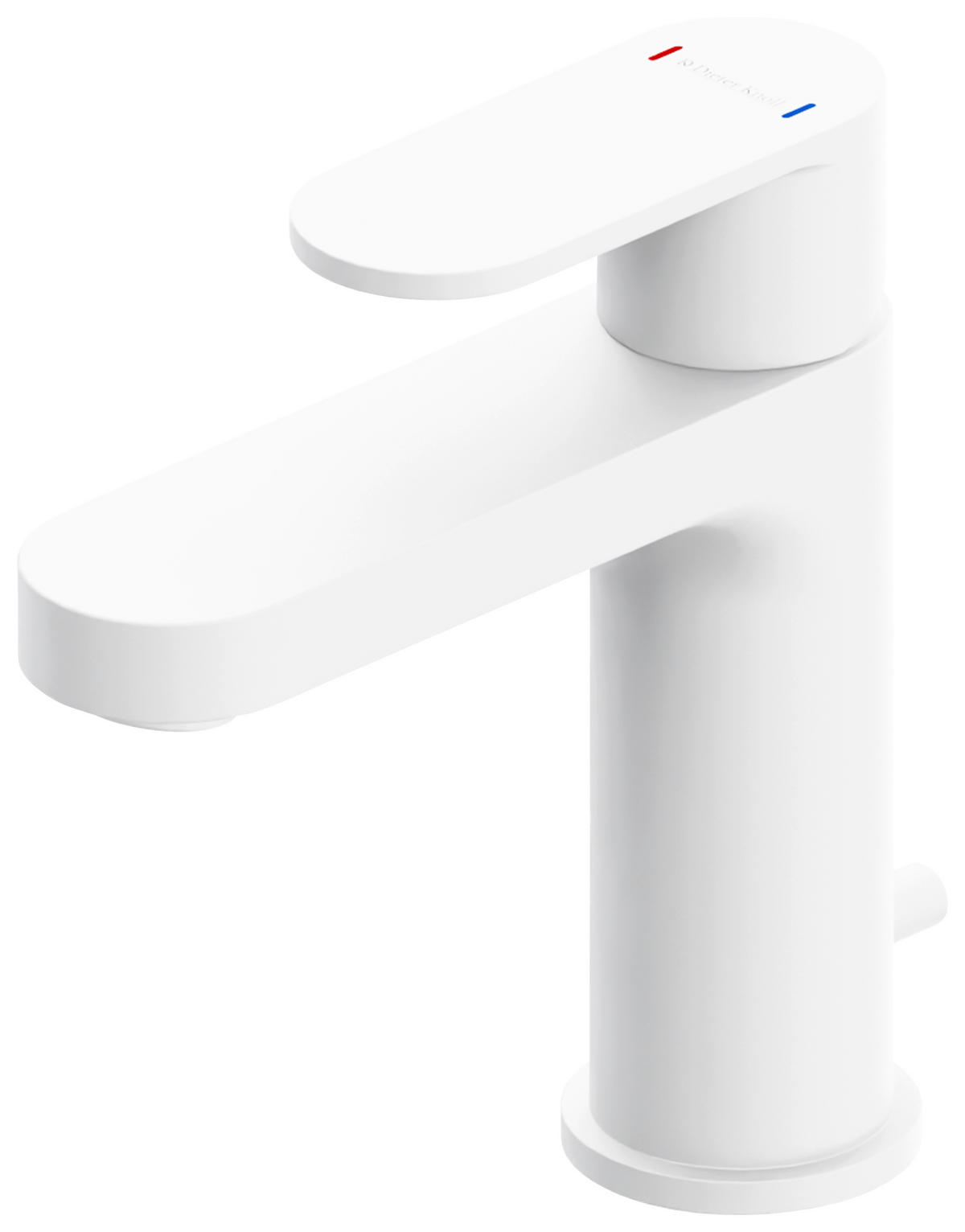WASCHTISCHARMATUR 174 1000 1 W  - Weiß, MODERN, Metall (4,2/16,5/15,5cm) - Dieter Knoll