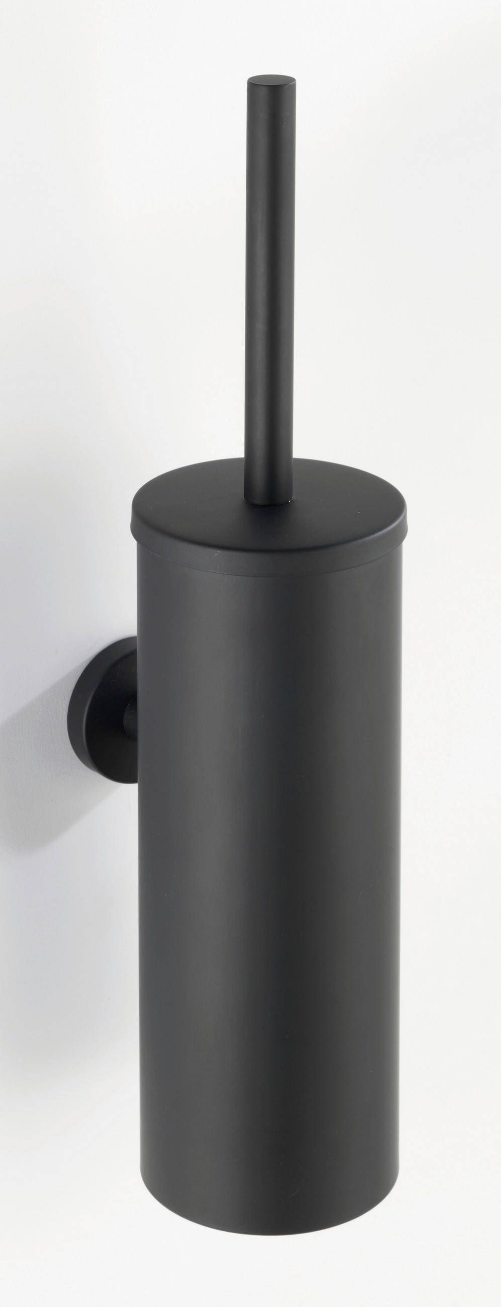 WC-BÜRSTENGARNITUR - Schwarz, Basics, Kunststoff/Metall (9/40,5/13cm) - Wenko